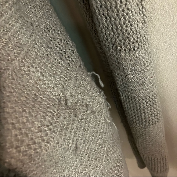 5/$20! Gap soft grey knit cowl neck sweater S - Picture 7 of 7